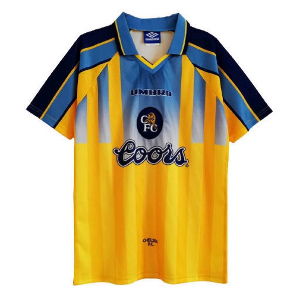 Tailandia Camiseta Chelsea Segunda Equipación Retro 1995 1996 Amarillo